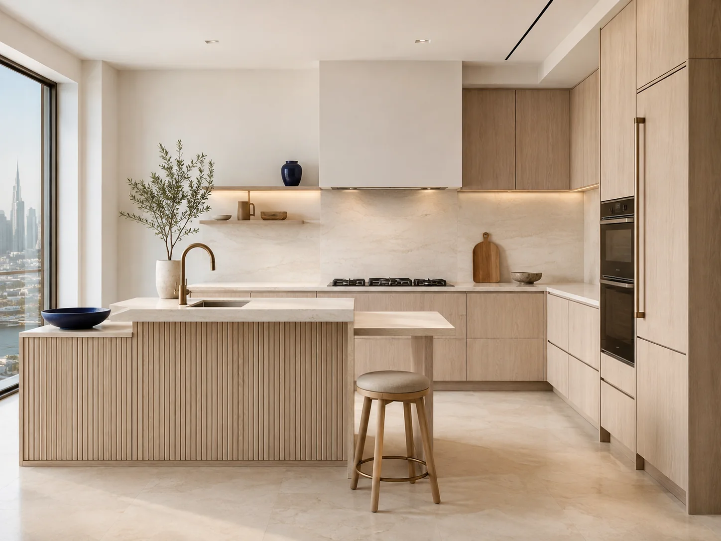Saha light oak kitchen